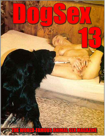#7. Vintage AnimalSex Magazine - DogSex 13. 